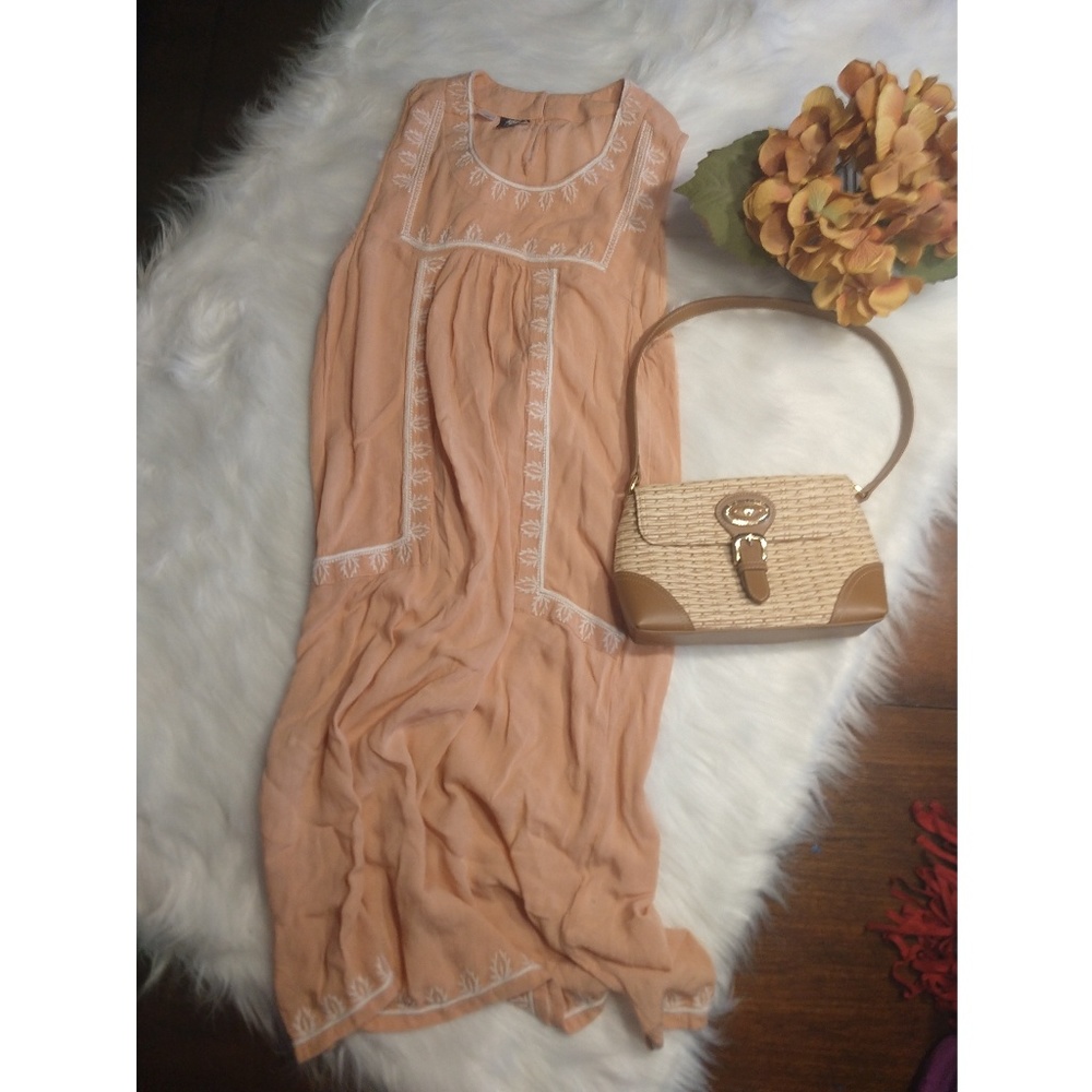 Routte 66 Boho Embroidered Dress Sz. S